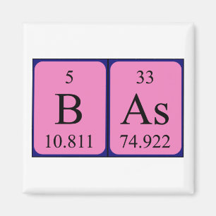 Bas periodic table name magnet