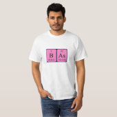 Bas periodic table name shirt (Front Full)