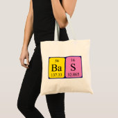 Bas periodic table name tote bag (Front (Product))