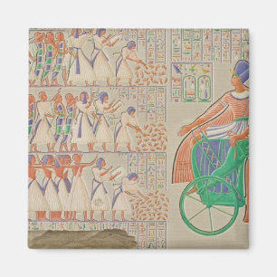 Bas-relief at Medynet-Abou, Palace of the Kings at Magnet