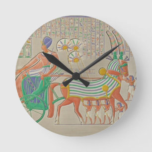 Bas-relief at Medynet-Abou, Palace of the Kings at Round Clock