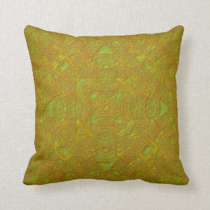 Bas-Relief Citrus Mandala Pillow