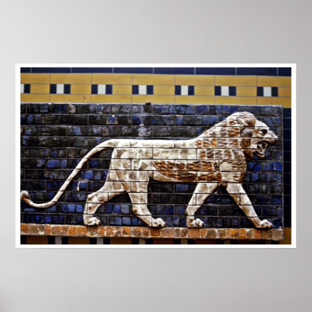 Bas Relief, Ishtar Lion Gate - Istanbul Poster (Front)