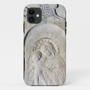 Bas-relief of a Madonna and Child (marble) iPhone 11 Case