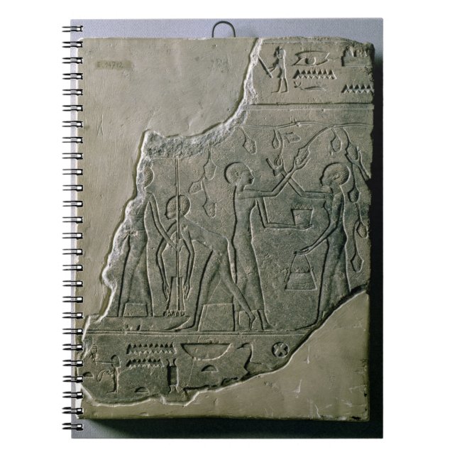Bas relief of priestesses gathering grapes, 26th-3 notebook (Front)
