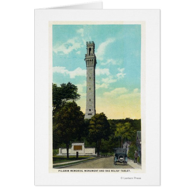 Bas Relief Tablet and Pilgrim Memorial View (Front)