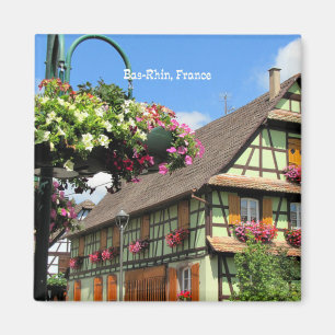 Bas-Rhin, France Magnet