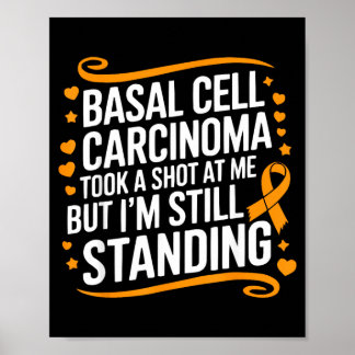 Basal Cell Carcinoma Awareness Skin Cancer Support Poster