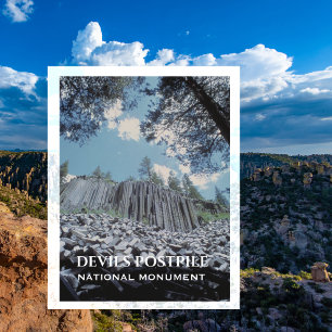 Basalt Columns, Devils Postpile National Monument Postcard