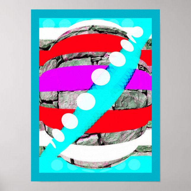 Basalt rock spirits poster (Front)