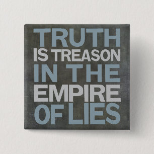 Basalt, thruth is treason long-26 15 cm square badge