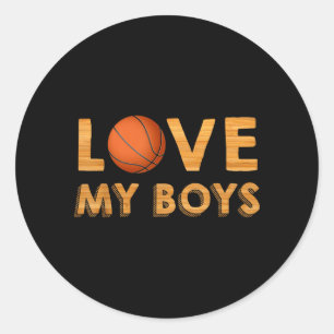 Basball Classic Round Sticker
