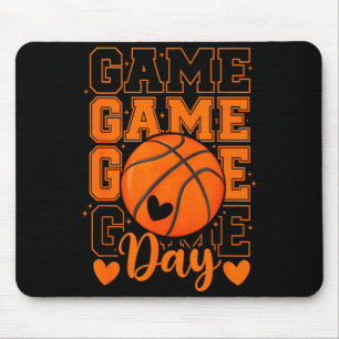Basball Mum Game Day Funny Basball Player Sports Mouse Mat