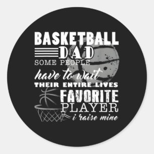 Basball Mummy Some People Have To Wait Entire Classic Round Sticker