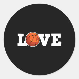 Basball Player Valentines Gift Classic Round Sticker