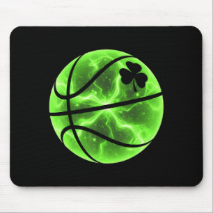 Basball Shamrock Lucky Clover Irish St Patricks Mouse Mat