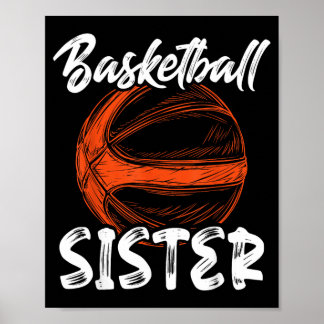 Basball Sister Women Family Matching Basball Poster