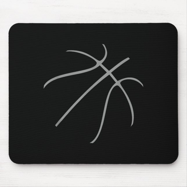 Basball Sport With Grey Colour Mouse Mat (Front)