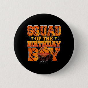 Basball Squad Of The Birthday Boy Family Matching 6 Cm Round Badge