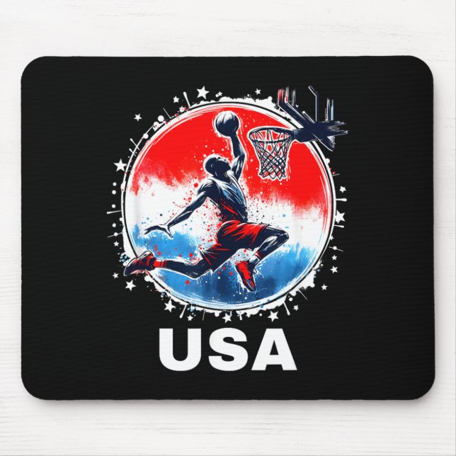 Basball Team Basball Flying Bisonrel Usa Team Mouse Mat (Front)