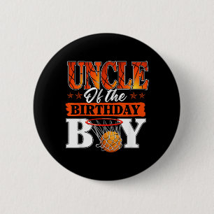 Basball Uncle Of The Birthday Boy Family Matching 6 Cm Round Badge