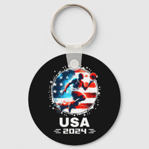 Basball Usa Flying Bisonrel 2024 Basball Usa Team Key Ring