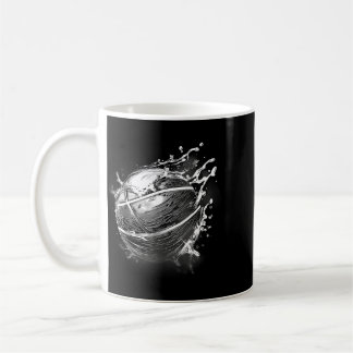 Basball Watercolor Basball Lover Artwork Splash Coffee Mug