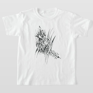 Base Black White Abstract Tribal Tattoo Art T-Shirt