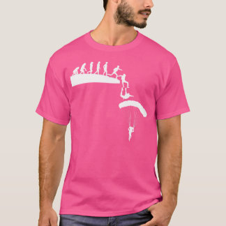 Base Jumping Paragliding Parachuting Skydiving Evo T-Shirt