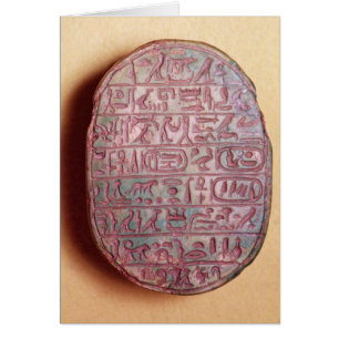 Base of a marriage scarab of Amenhotep III
