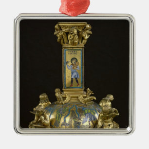 Base of the Cross of St. Bertin Metal Tree Decoration