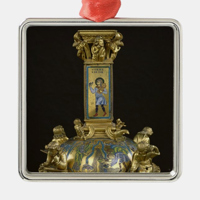 Base of the Cross of St. Bertin Metal Tree Decoration (Front)