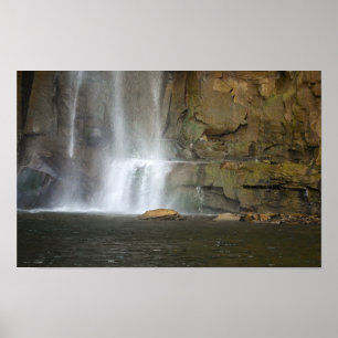 Base of Waterfall Poster