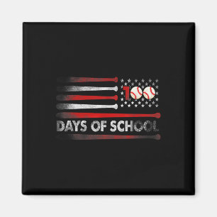 Baseball 100 Days Of School Baseball 100th Day Tea Magnet