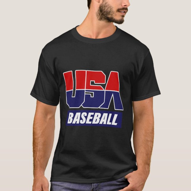 Baseball 2024 Usa  T-Shirt (Front)