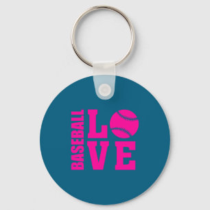 Baseball 2 Illustration Key Ring