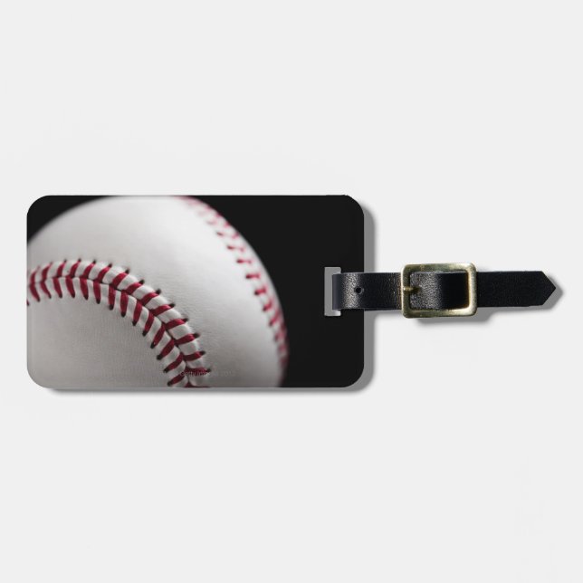 Baseball 2 luggage tag (Front Horizontal)