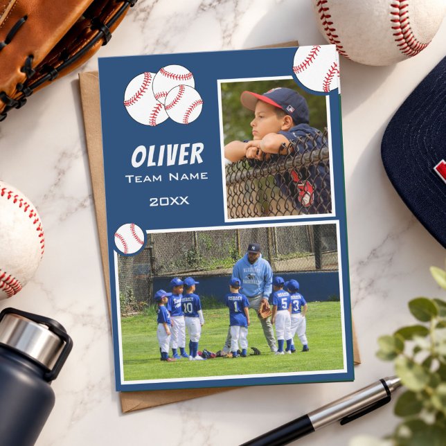 Baseball 2 Photo Memory Mate Card (Creator Uploaded)