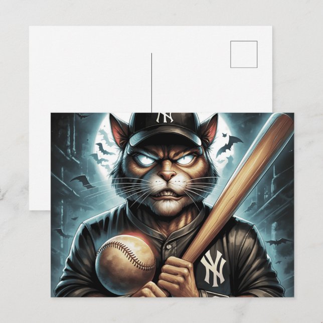 Baseball -2 postcard (Front/Back)