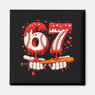 Baseball 67 Ice Cream Drip Six Seven Boys Fun Meme Magnet