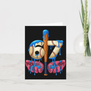 Baseball 67 Six Seven Funny Gen Alpha Meme Drip  Card