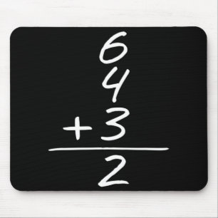 Baseball 6 4 3 Double Play Turn Two Design Mouse Mat