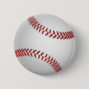 baseball 6 cm round badge