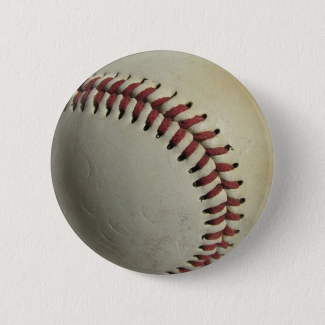 Baseball 6 Cm Round Badge (Front)
