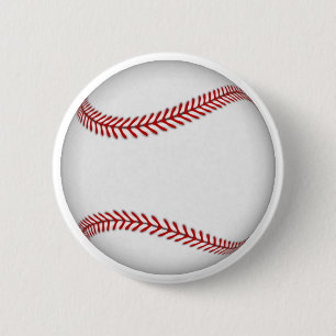 Baseball: 6 Cm Round Badge