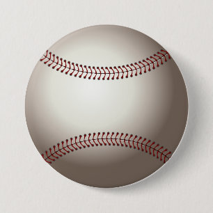 Baseball 7.5 Cm Round Badge