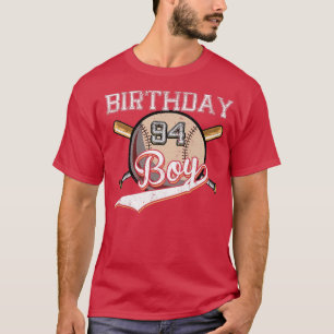 Baseball 94th Birthday Party 94 Years Old Baseball T-Shirt