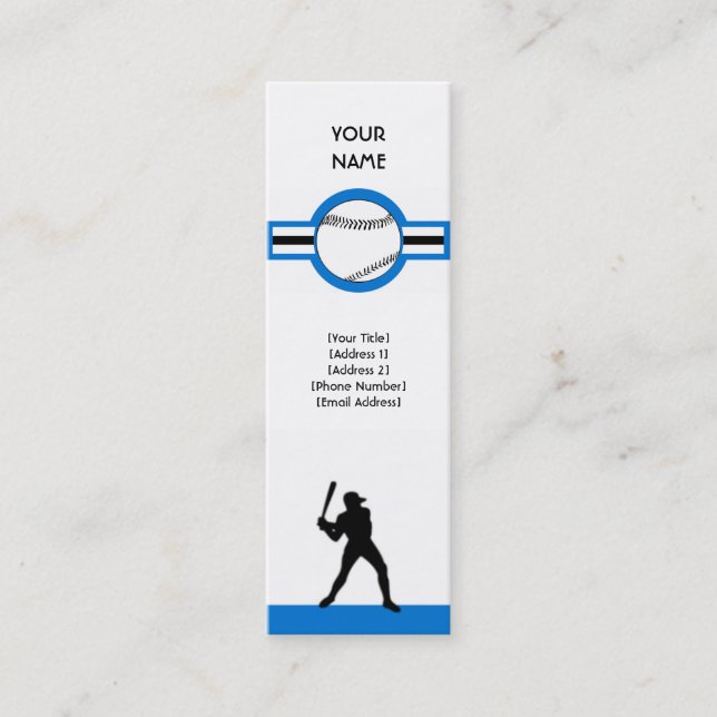 baseball : air star mini business card (Front)