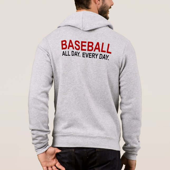 Baseball All Day Everyday Hoodie (Back)