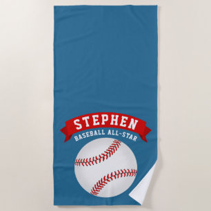 Baseball All-Star Beach Towel